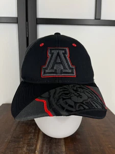 Arizona Wildcats Hat Cap Fitted Adult Large Red Black Acrylic Blend Stretch - Picture 1 of 14
