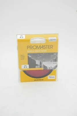 Promaster 72mm Red R2 Photographic Glass Lens Filter w/ Case - Made in Japan NEW - Image 1 of 2