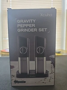Xcuha Gravity Pepper Grinder Set - Rechargeable - NIB - Salt & Pepper - Spices - Picture 1 of 1