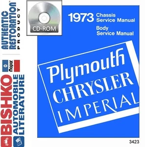 Chrysler Plymouth 1973 manual de reparación de taller CD - Imagen 1 de 1
