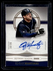 2021 Topps Definitive Edgar Martinez Auto 18/25 Seattle Mariners #DSAC-EM - Photo 1 sur 2