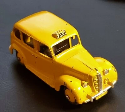 Dinky Toys Austin Taxi Amarillo 254/40h, made in England año 1952 - Imagen 1 de 4