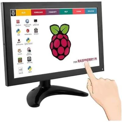 Monitor portátil 10,1 polegadas 1024*800 IPS monitor de toque capacitivo com alto-falante - Imagem 1 de 4