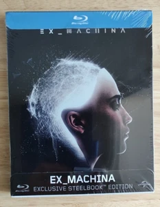 Ex Machina Ltd Edn Bluray Steelbook ITALIAN / English Audio WITH Alicia Vikander - Picture 1 of 14