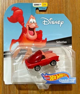 SEBASTIAN The Little Mermaid HOT WHEELS 2018 Disney Character Car - Picture 1 of 2