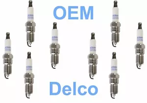 Set of 8 Spark Plugs Genuine ACDelco 41110 OEM # 12621258 Iridium for Chevy GMC - Picture 1 of 9