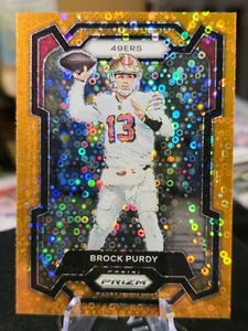 2023 Panini Prizm Brock Purdy Orange Disco Prizm #266 San Francisco 49ers 🔥  - Picture 1 of 7