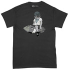 Hebru Brantley Xq Flyboy Monochromatic Black T-Shirt - Size Large Tee