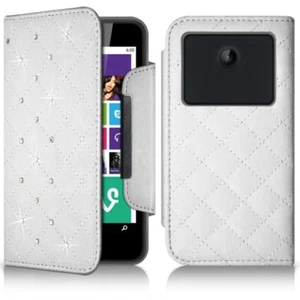 Estuche Universal XL Estilo Diamond Blanco para Hisense T5 Plus - Imagen 1 de 4