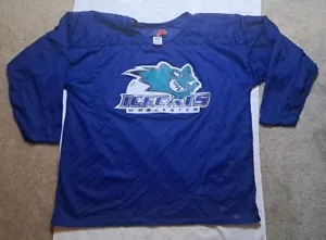 Vintage Worcester IceCats Minor Hockey Jersey XXL SP AHL Ice Cats Fan Made? - Picture 1 of 7