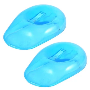 2pcs Blue Ear Cover Shield Anti Staining Plastic Guard Protects Earmuffs From - Picture 1 of 12