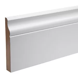 Skirting Boards Prefinished MDF KOTA Ogee 119 x 18 x 4400mm - Picture 1 of 4