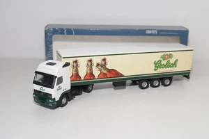 A58 1:50 LION CAR LION TOYS VOLVO FH12 GROLSCH BEER TRUCK WITH TRAILER VNMIB - Picture 1 of 9