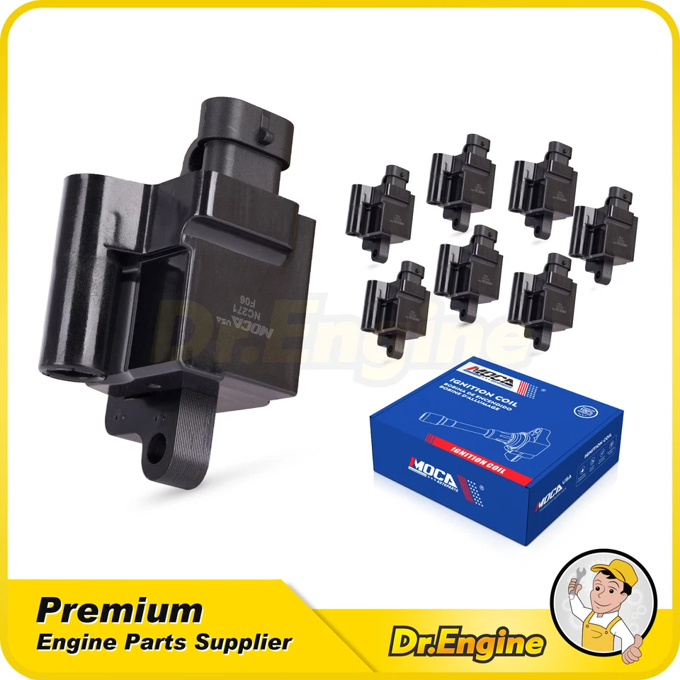 8x Ignition Coils fit GMC Chevrolet Workhorse Hummer Isuzu 5.3 6.0 8.1L UF271 - Image 1 of 4