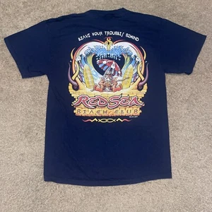 Red Sea Beach Club Christian 90s T-Shirt ULTRA RARE Tultex Tag Size Large - Picture 1 of 6