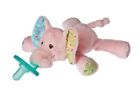 Mary Meyer Ella Bella Elephant Wubbanub Soft Toy and Infant Soother Pacifier