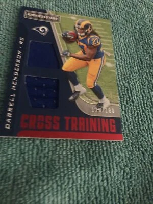 2019 Rookies and Stars Darrell Henderson Rc #120/180 Jersey Card - Image 1 of 3