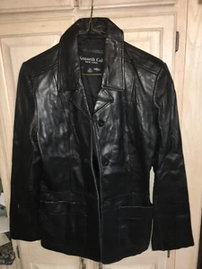 Kennet cole women 100% leather jacket XS Indonesia - Picture 1 of 9