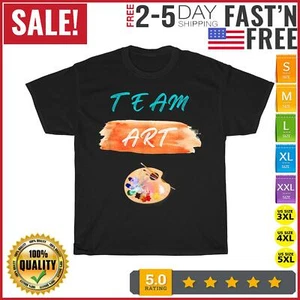 Team art Vintage T Shirt Men Fashion 2023 Women T Shirt Short Sleeve Cotton - Picture 1 of 9