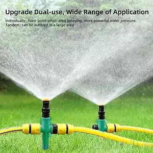 360° Rotation Auto Irrigation System Garden Lawn Sprinkler Patio Save HOT - Picture 1 of 13