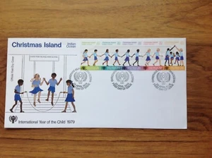 1979 Christmas Island International Year of The Child FDC . Free UK Postage - Picture 1 of 3