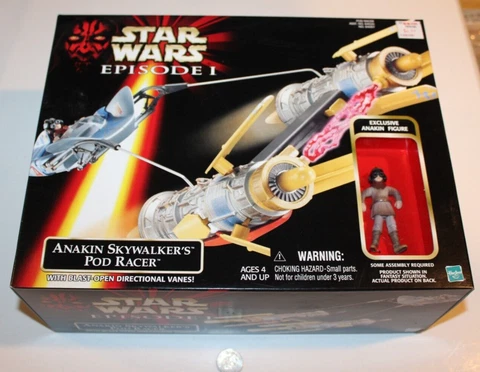 New 1998 STAR WARS Episode I The Phantom Menace Anakin Skywalkers Pod Racer MISB Cover