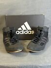 Adidas HVC K Shoes Youth 5 1/2 Black Wrestling AQ3327 Activewear High Top Box