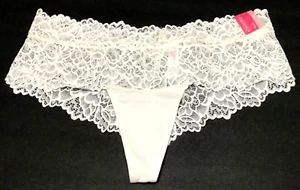 large - NWT Xhilaration cheeky panties ivory white lace (d209) - Picture 1 of 2