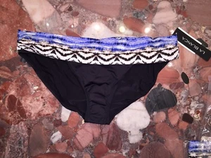 La Blanca Black Hipster Bikini Tankini Swimsuit Bottom Women's Nwt - Picture 1 of 9