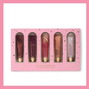 NEW Victoria's Secret Flavored Lip Gloss Gift Set Limited Edition New In Box - Picture 1 of 3