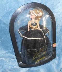 MINT DOLL!! ~ Vanna White ~ Unopened  ~  Black and Gold Trim Gown ~ Gorgeous! - Picture 1 of 4