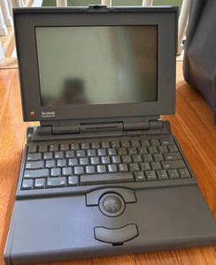 Vintage Apple Macintosh M4440 Powerbook 180 1992 With Power Cord Floppy Disk - Picture 1 of 8