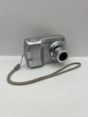 Pentax Optio C30 Digital Camera 7.1MP Silver With Strap – Works, Buttons Faulty - Image 1 of 4