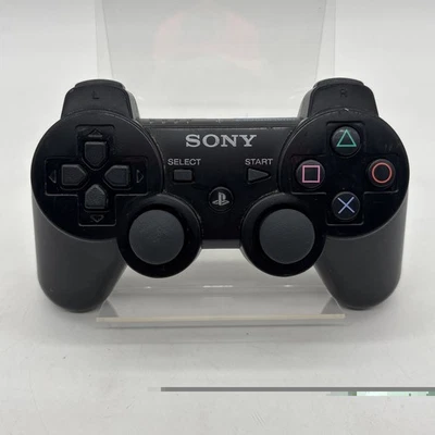 OEM Sony Playstation 3 PS3 Genuine Dualshock PS3 Black Controller CECHZC2U - Image 1 of 4