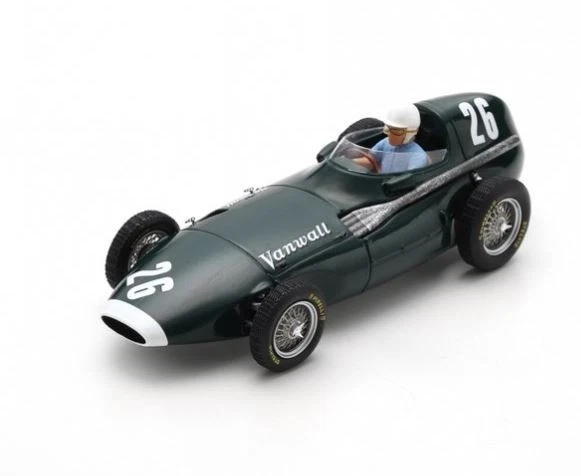 Spark Model 1:43 sS7206 Vanwall VW5 F.1 #26 Winner Pescara GP 1957 Moss NEW - Immagine 1 di 1