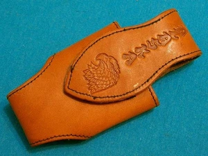 VINTAGE DAVID JOHNSTON ALASKA CUSTOM 5-5 1/2" CLIP ON KNIFE SHEATH MULTI TOOL EC - Picture 1 of 7