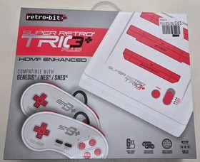 Retro-Bit Super Retro Trio+ Plus - HDMI Console - NES SNES Genesis - Brand New