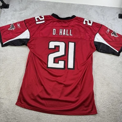 VTG Atlanta Falcons #21 DeAngelo Hall NFL Football Jersey Reebok On Field Sz M - Image 1 of 4