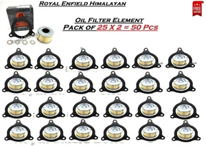 Fits Royal Enfield Himalayan 50X Oil Filter Kit With Drain Plug Washer Kit 1 Set - Picture 1 of 10