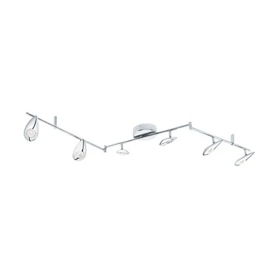 LED Deckenlampe Deckenstrahler schwenkbar Stahl in chrom - Bild 1 von 2