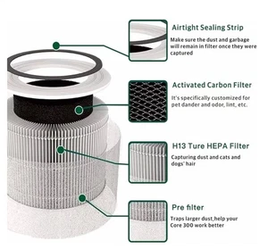 Paquete de 2 filtros de repuesto Core 300 para purificador de aire LEVOIT Core 300/Core 300S - Imagen 1 de 4