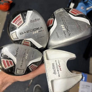 Tour Edge Bazooka HT Max-J Driver, Hydrid, Fairway Putter Y-Flex RH Junior Youth - Picture 1 of 14