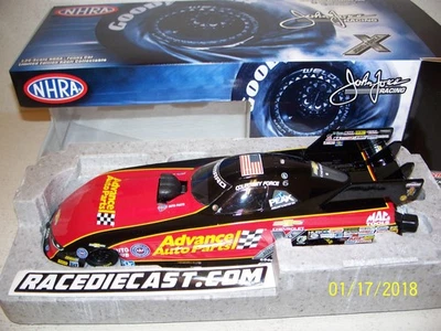 COURTNEY FORCE  1/24 ADVANCE AUTO PARTS  MUSTANG FUNNY CAR 2017 ACTION - Image 1 of 3