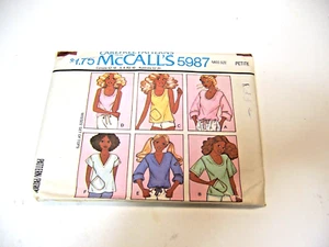 Top suéter McCall's 5987 Miss tallas #ye - Imagen 1 de 2