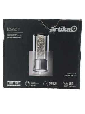 Artika Essence 4,3 pulgadas Aplique de pared LED integrado regulable moderno cromado de 1 luz Foto 1 de 4