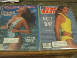 DEPORTES ILUSTRADOS ~ VINTAGE ~ ELLE MACPHERSON / JUDIT MASCO, CON ETIQUETAS, EN MUY BUEN ESTADO - Imagen 1 de 1