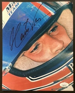 Helio Castroneves Signed Photo 8x10 Racing Auto IndyCar 500 Penske Helmet JSA - Picture 1 of 2