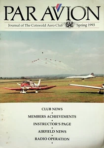 Par Avion Journal Cotswold Aero Club 1993 Aircraft Planes Instruction Aviation - Picture 1 of 4