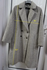 MARC CAIN sz N5 us 14 coat alpaca /wool women - Picture 1 of 10