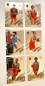 Lote A51 de (6) tarjetas de novato Topps cromadas horas extras radiocontrol OTE - Imagen 1 de 2